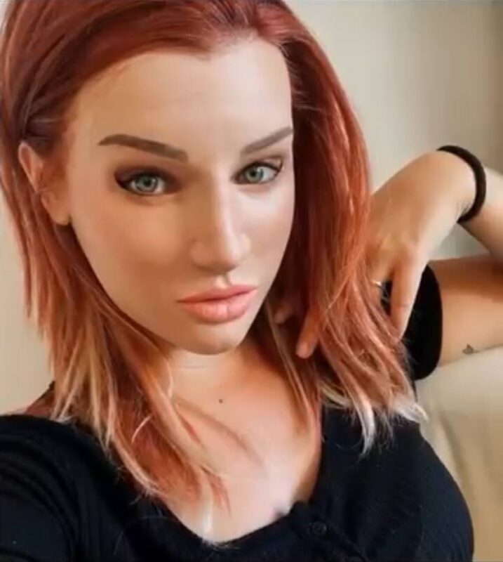 feminine silicone mask